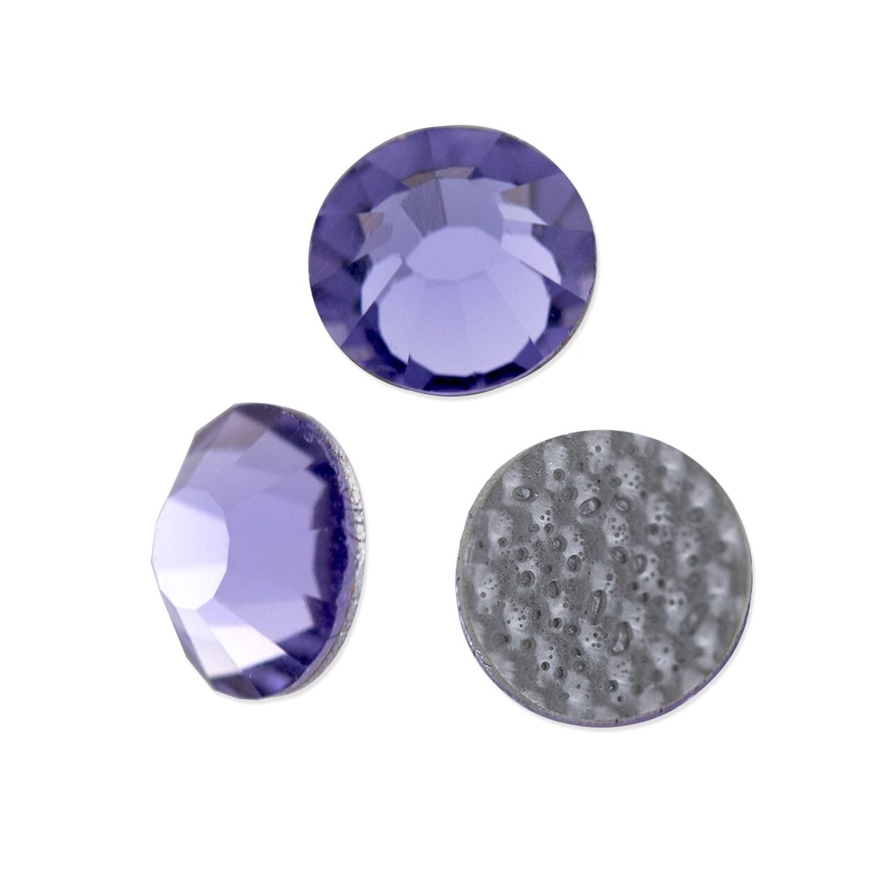 Preciosa Crystal VIVA12 Hotfix Rhinestone 3mm (SS12) Tanzanite (Package of 50)